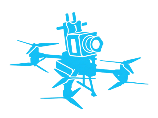 Professional cinema cinelifter drone capable of carrying RED Komodo camera