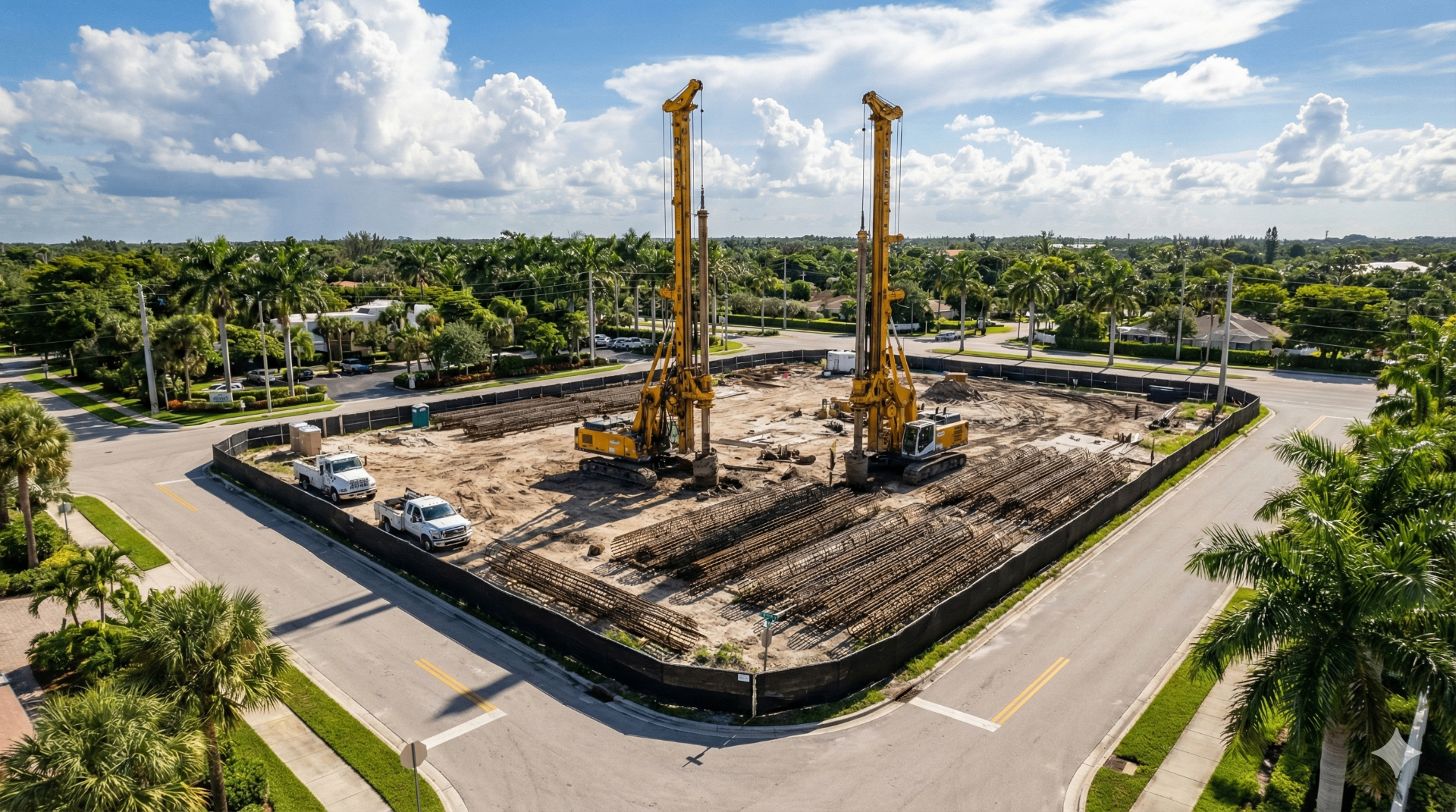 Construction progress - Month 1